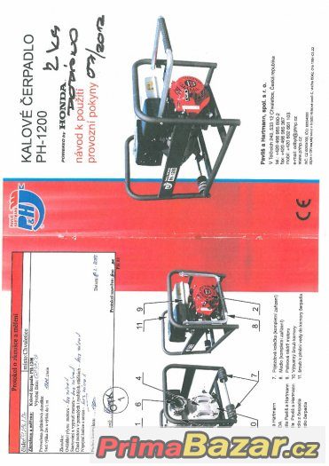 Kalové čerpadlo PH 1200 Kalové čerpadlo PH 1200