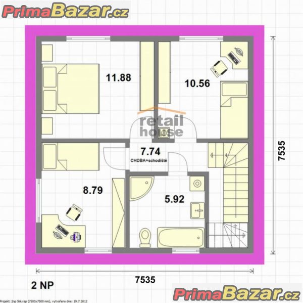 Rodinný dům Panter Plus, 5+kk+G, 106 m2