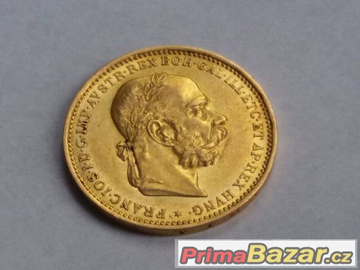 2x Zlatá mince 20 koruna 1892, 1893 KB