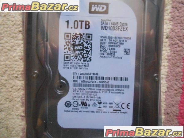 Pevné disk Western digital 1003fzex