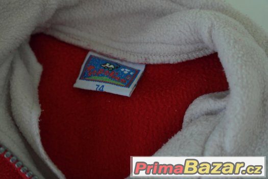 fleece mikina topolino, vel 74 - 4-7 měsíců