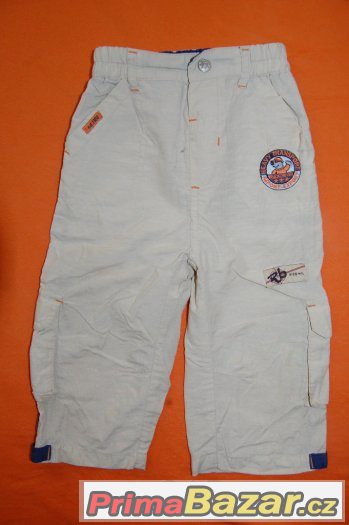 Plátěné kalhoty vel. 80 Plátěné kalhoty vel. 80