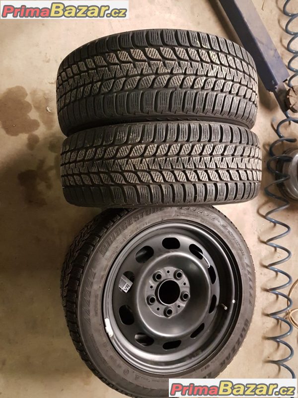 sada plechové disky s pneu Bridgestone LM25 11 6787929 5x120 6.5jx16 is33