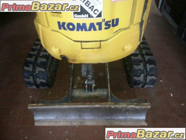 prodám zánovní pásový mini rýpadlo Komatsu PC14r 3HS r.v.2012