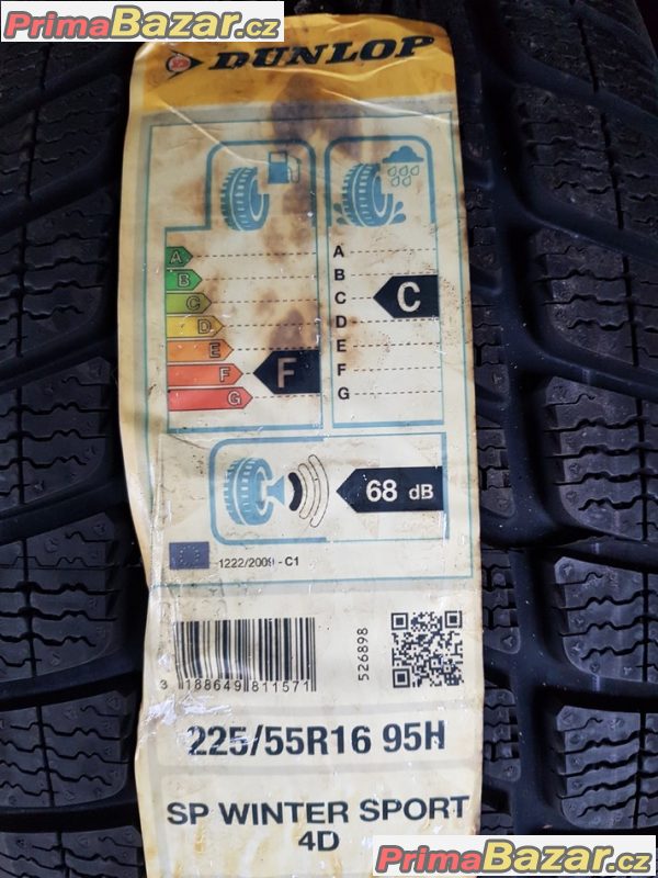 2xnové pneu Dunlop sp sport 4d 225/55 r16 95h 13 2xnové pneu Dunlop sp sport 4d 225/55 r16 95h 13