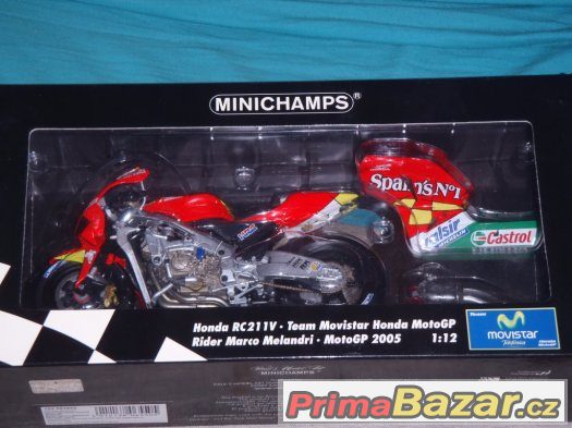 modely motocyklů 1:24 - 1:12