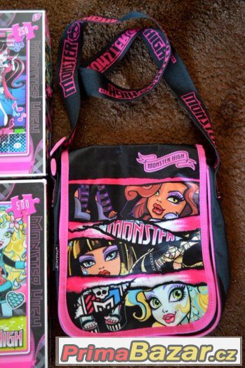 Monster High puzzle 250,500 dílků+kabelka + taška Monster