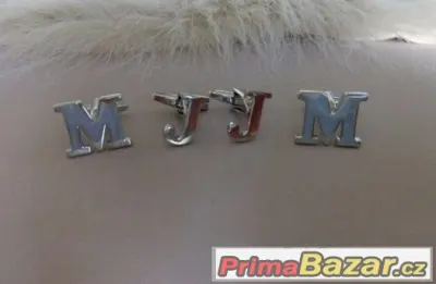 Pánské manžetové knoflíčky J a M