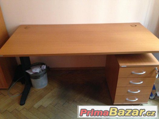 Kancelářský stůl HOBIS -CROSS pracovní rovný 160 cm č.013 Kancelářský stůl HOBIS -CROSS pracovní rovný 160 cm č.013