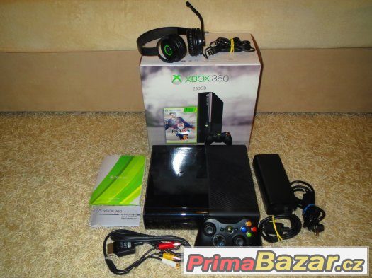 XBOX 360 + 3 hry - TOP STAV platná zákonná záruka 05/2017