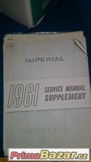 Manual na 1961 CHRYSLER WINDSOR, IMPERIAL
