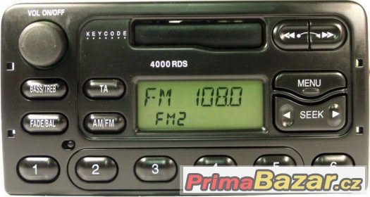 Ford Focus 4000RDS rok 2004 autoradio kazeta