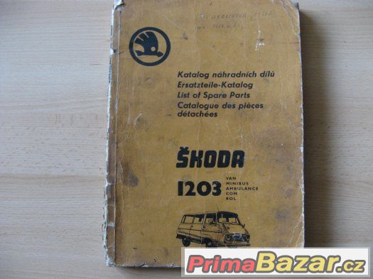 Návod k obsluze Škoda 120, 1203