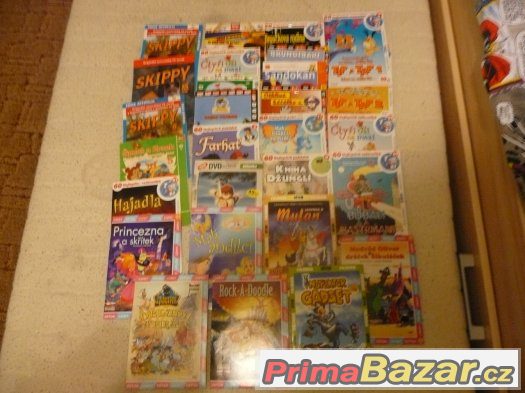 dětská DVD cca 200 ks dohromady za 400,- Kč dětská DVD cca 200 ks dohromady za 400,- Kč