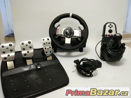 Logitech G27 Racing Wheel - Herní volant - spojka, řad. páka