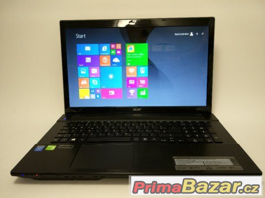 VÝKONNÉ DĚLO ACER V3-772G i7-4702MQ 3,2GHz NVIDIA GT 750M 8G