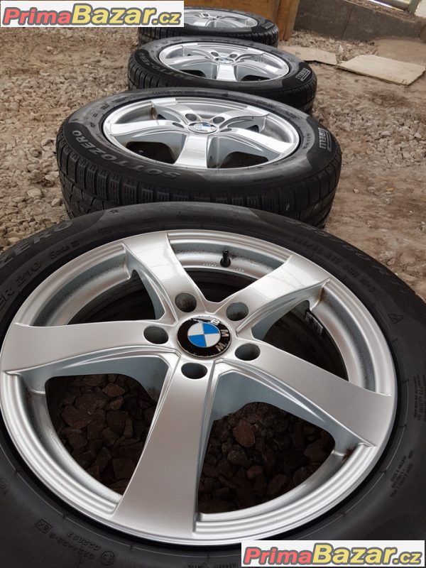 sada Alu kola BMW dezent 5x120 7.5jx17 et35 pneu dot3314