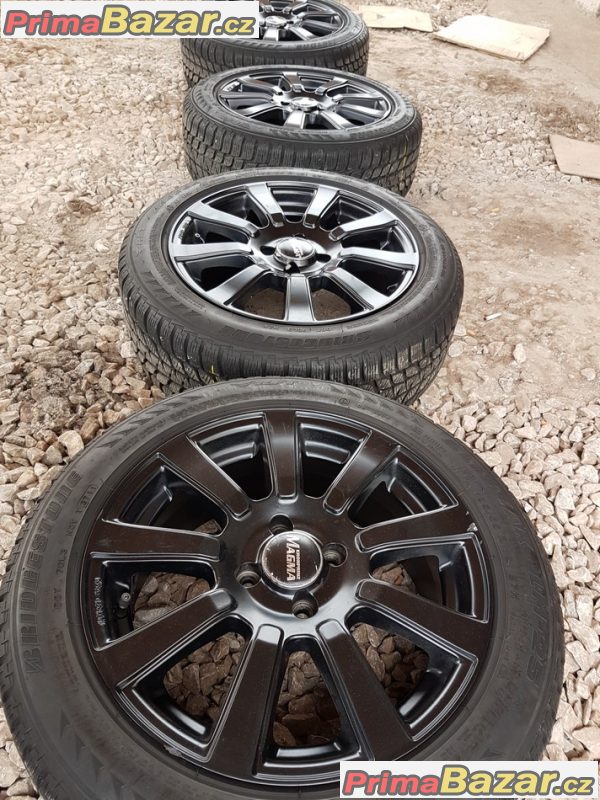 sada alu kola mini cooper černy lak 4x100 7jx16 et45