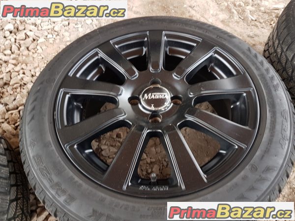 sada alu kola mini cooper černy lak 4x100 7jx16 et45