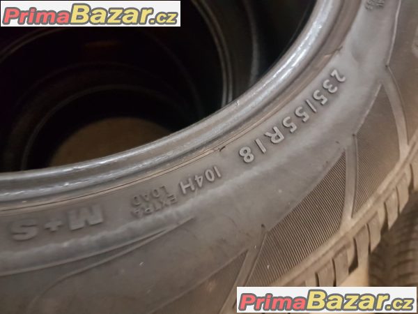 Sada 4xpneu Dunlop 3D 80% vzorek 235/55 r18