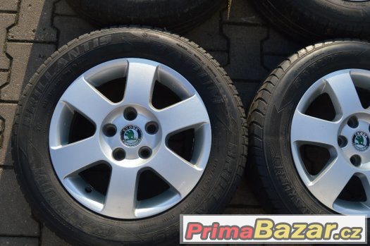 Alu kola 5x112 R15 ORION - Škoda Octavia II, VW Touran