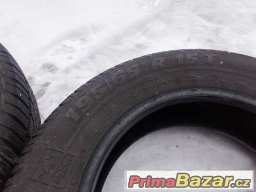 2x zimní pneu 195/65/15 Semperit - Škoda Octavia, VW Golf IV 2x zimní pneu 195/65/15 Semperit - Škoda Octavia, VW Golf IV