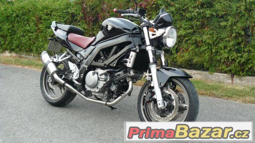 Suzuki SV 650 N, laděný výfuk