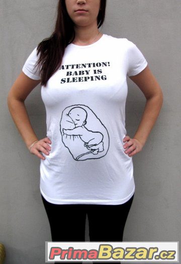 těhotenské vtipné triko