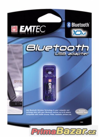EMTEC Bluetooth USB Adapter 10m-NOVÝ, nerozbalené