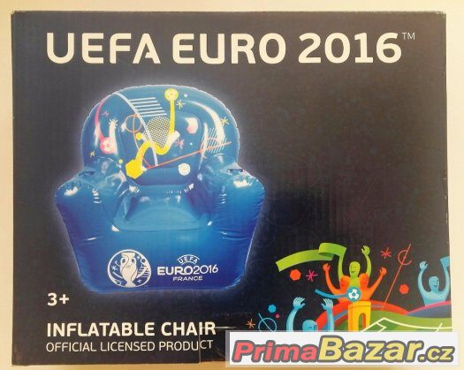 Nové nafukovací křeslo s držadly UEFA EURO 2016