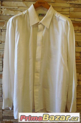 Bílá zánovní košile velikost 44