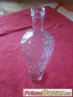 Originální láhev na víno,hrozno, velká vysoká