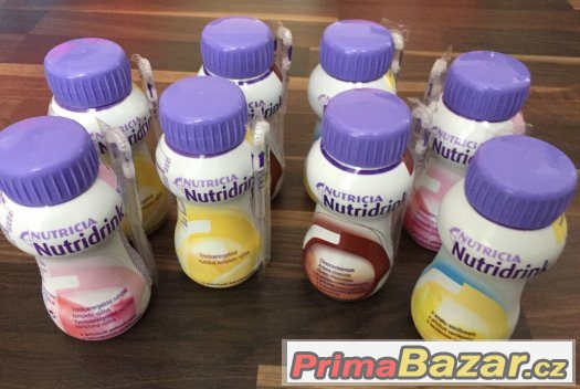 Nutricia Nutridrink - čokoláda, jahoda, banán, vanilka