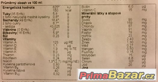 Nutricia Nutridrink - čokoláda, jahoda, banán, vanilka