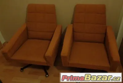 Retro křesílka " Bruselského stylu ze 70.let