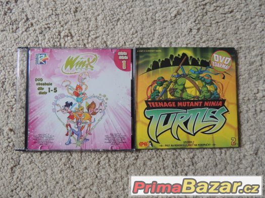 DVD Barbie, Roboti, Charlie, Kocour v botach, vily a Ninja DVD Barbie, Roboti, Charlie, Kocour v botach, vily a Ninja