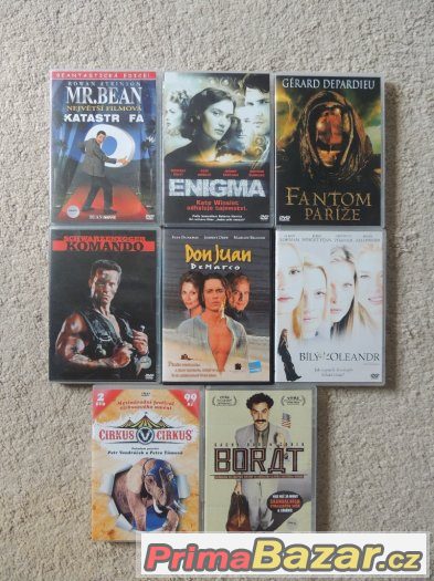 Prodavam DVD filmy v ceskem zmeni