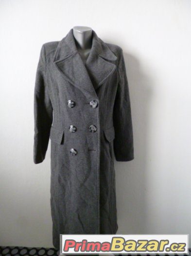 Nádherný zimní kabát Anglie Laura Ashley 42 asi nový