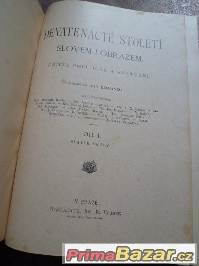 19 století. XIX století 1900. Vilímek 1134 starn