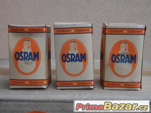 Žárovky OSRAM 220V-15W - Velmi staré - Originál
