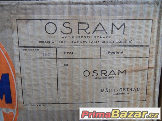 Žárovky OSRAM 220V-15W - Velmi staré - Originál