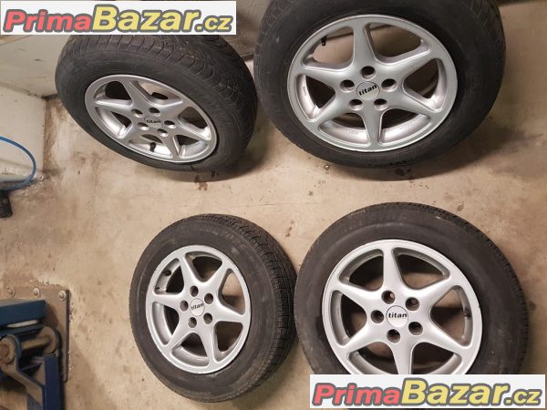 sada alu kola Škoda VW 5x100 7jx15 et38