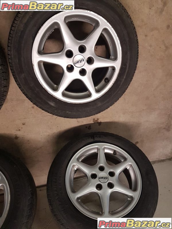 sada alu kola Škoda VW 5x100 7jx15 et38