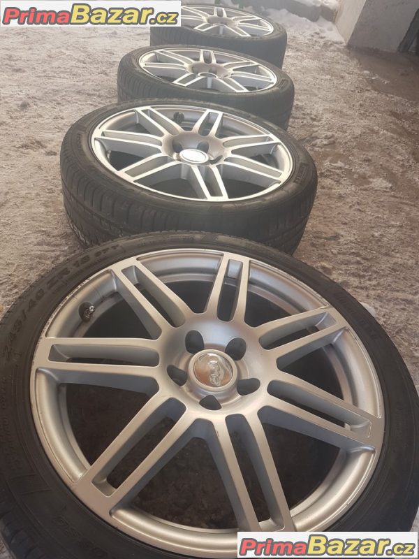 sada alu kola Audi letni 5x112 8jx18 et35