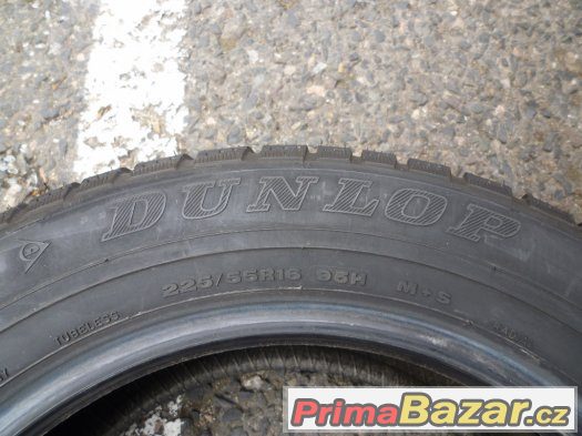 Dunlop 225/55 R16 95H M+S 4x  super zimní gumy