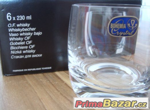 Skleničky na whisky Bohemia Crystal