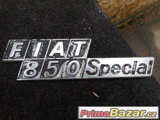 Prodám nápis FIAT 850 Speciál