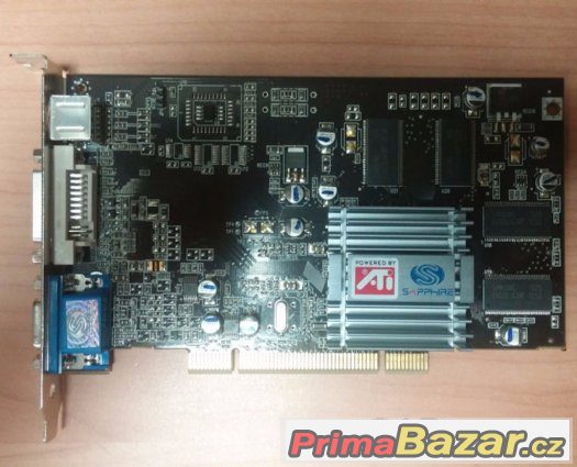 ATi Radeon 7000, PCI (D-Sub, DVI, S-Video, pasiv)