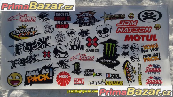 Samolepky, polepy , nálepky auto tuning folie , stickersbomb