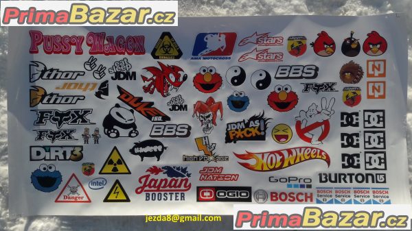 Samolepky, polepy , nálepky auto tuning folie , stickersbomb